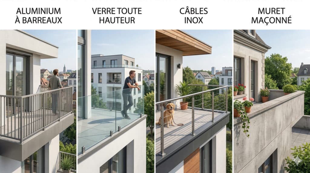 Les 4 solutions de protection pour le garde corps